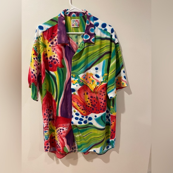 Jams World Shirts Jams Worlld Xl Mens Short Sleeve Hawaiian Hibiscus Shirt Jimmy Buffet